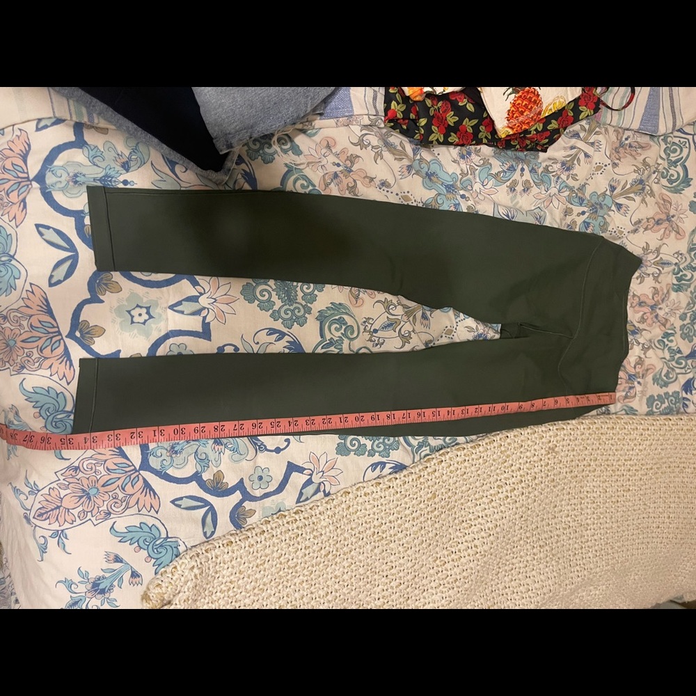 Army green leggings